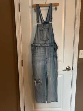 Lucky Brand Light Blue Denim Coveralls